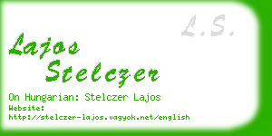 lajos stelczer business card